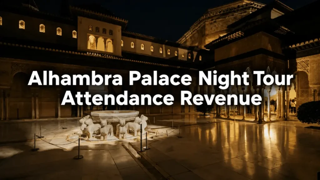 alhambra palace night tour attendance revenue