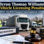 byron thomas williams vehicle licensing penalties