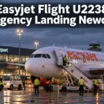 easyjet flight u2238 emergency landing newcastle