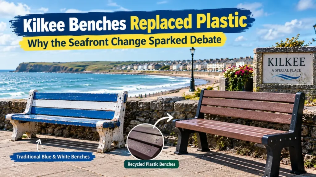 kilkee benches replaced plastic
