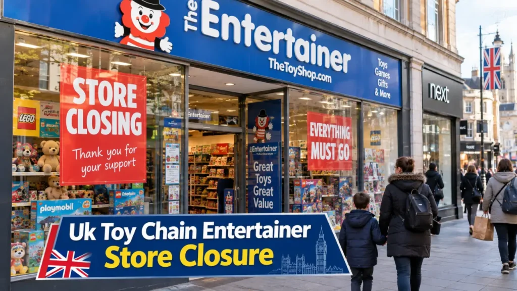 uk toy chain entertainer store closure